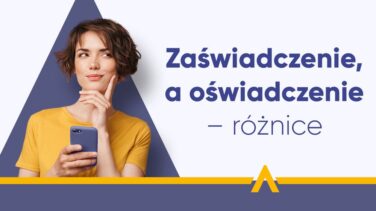 zaświadczenie a oświadczenie
