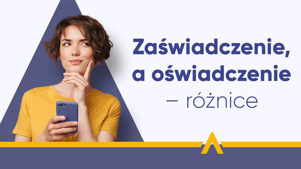 zaświadczenie a oświadczenie